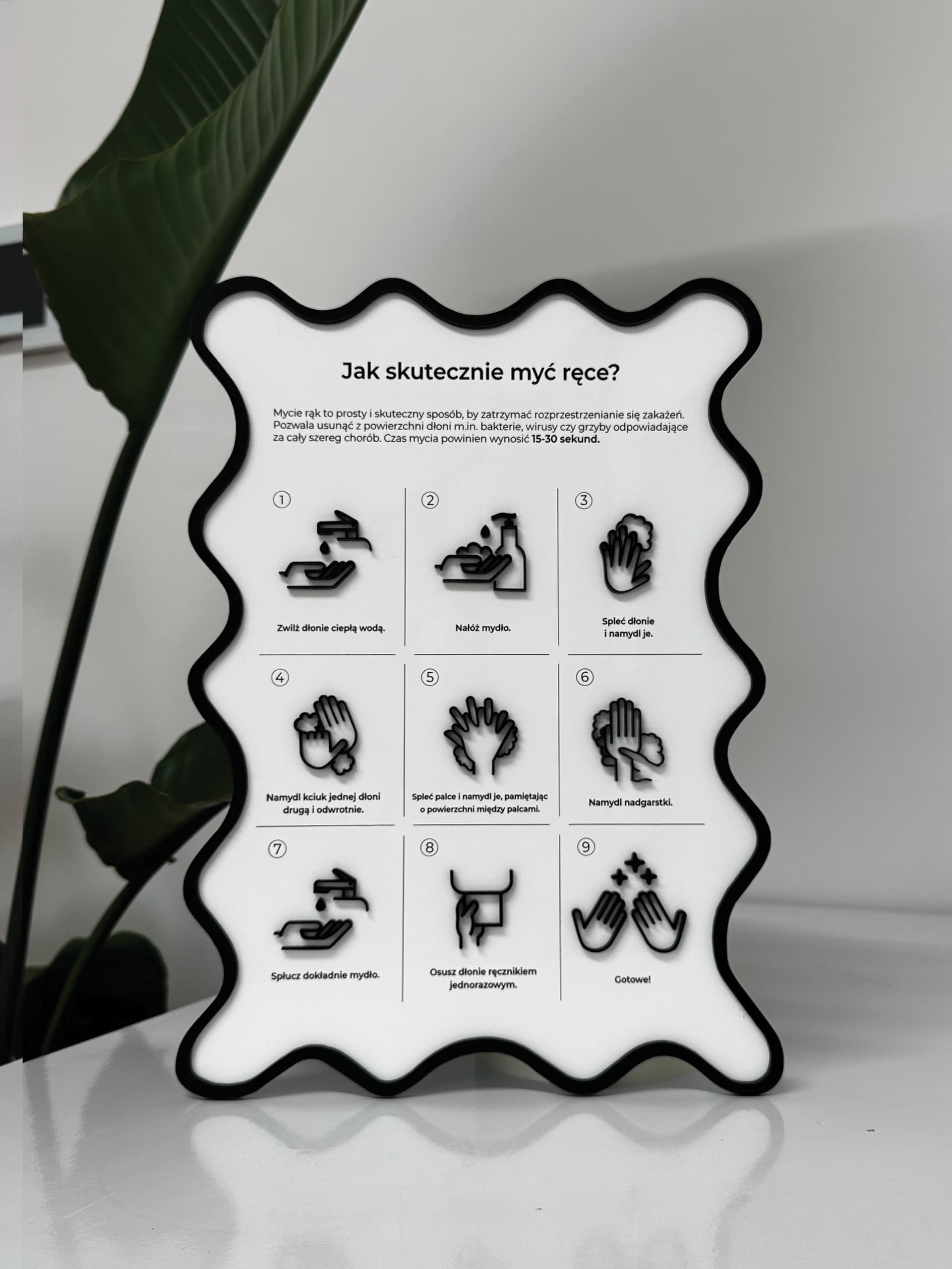 Instrukcja mycia rąk Fala